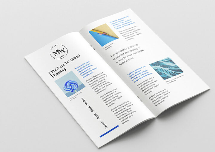 10x21cm Tel Katalog May dijital baskı katalog