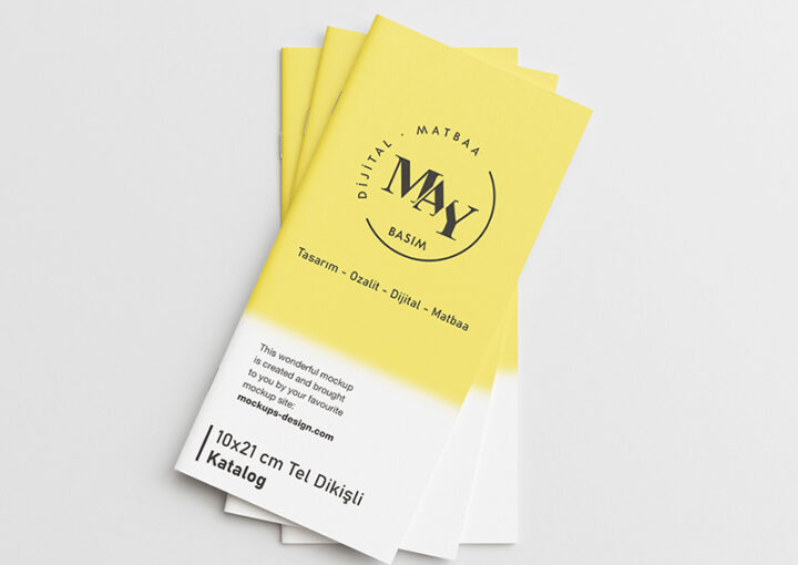 10x21cm Tel Katalog May dijital baskı katalog