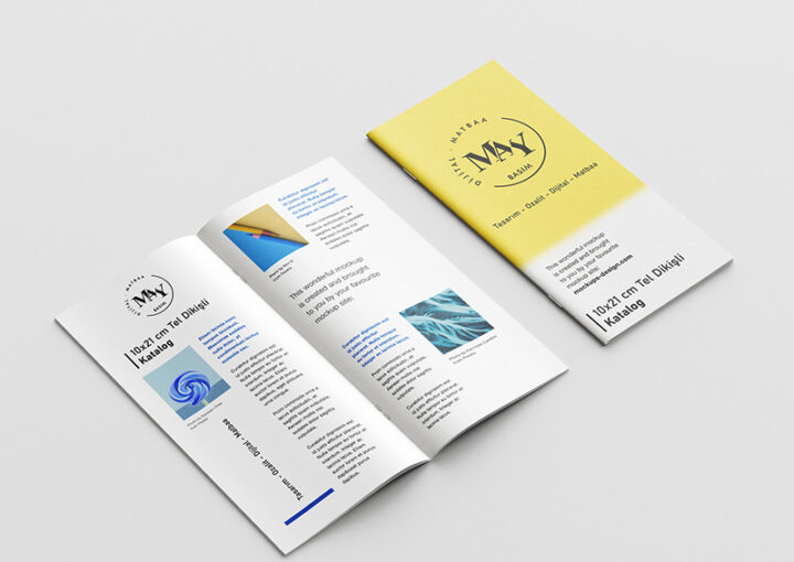 10x21cm Tel Katalog May dijital baskı katalog