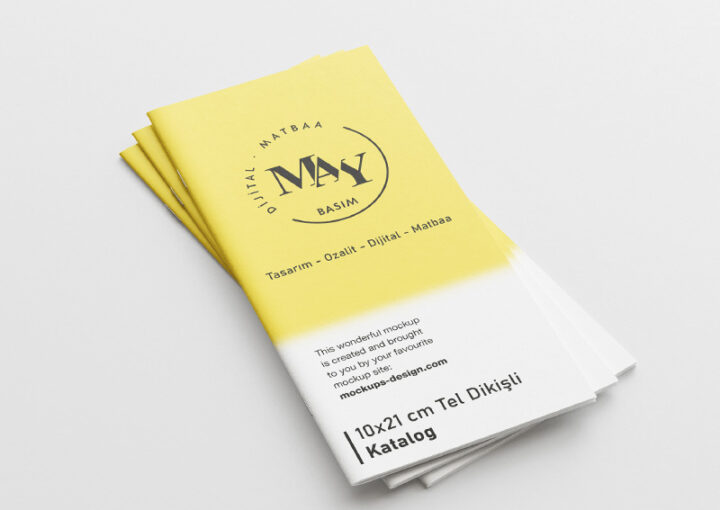 10x21cm Tel Katalog May dijital baskı katalog