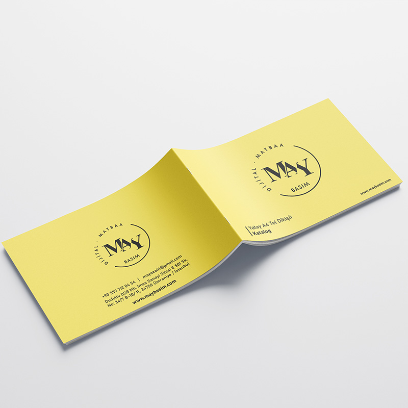 Yatay A4 Tel Dikişli Katalog