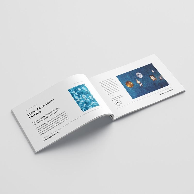 Yatay A4 Tel Dikişli Katalog