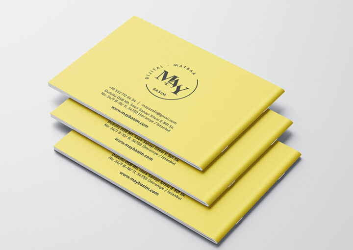 Yatay A4 Tel dikişli katalog cafe restoran